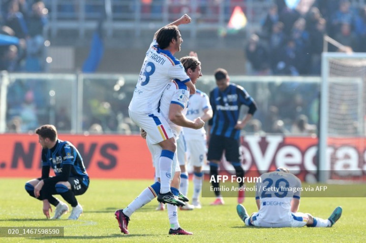 Lecce Paksa Atalanta Bertekuk Lutut