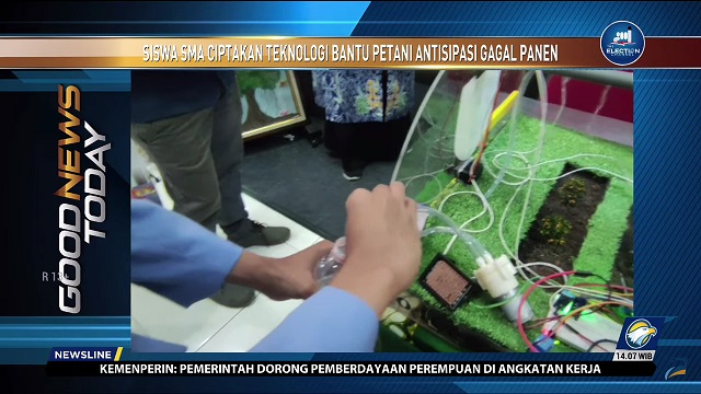 Keren! Siswa SMA Muhammadiyah 2 Sidoarjo Bikin Teknologi Pemantau Pertanian