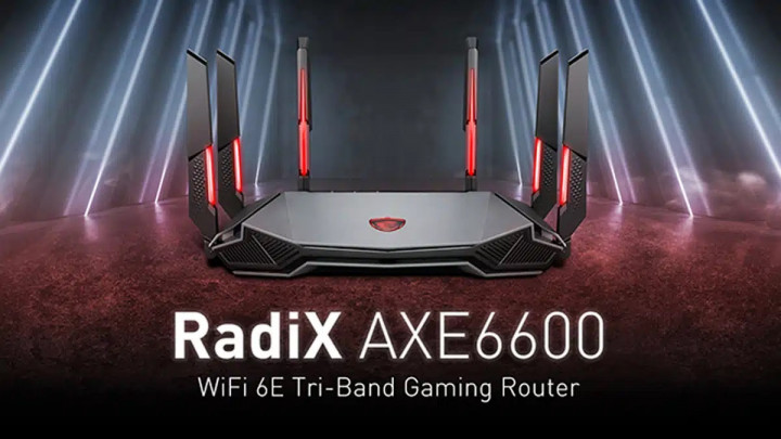 Router Gaming MSI RadiX AXE6600 Pasang Kecepatan 6600Mbps