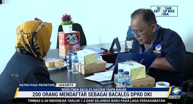 NasDem DKI Terima 200 Pendaftar Bacaleg DPRD DKI