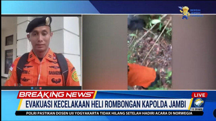 Kabut Tebal Hambat Evakuasi Kapolda Jambi dan Rombongan