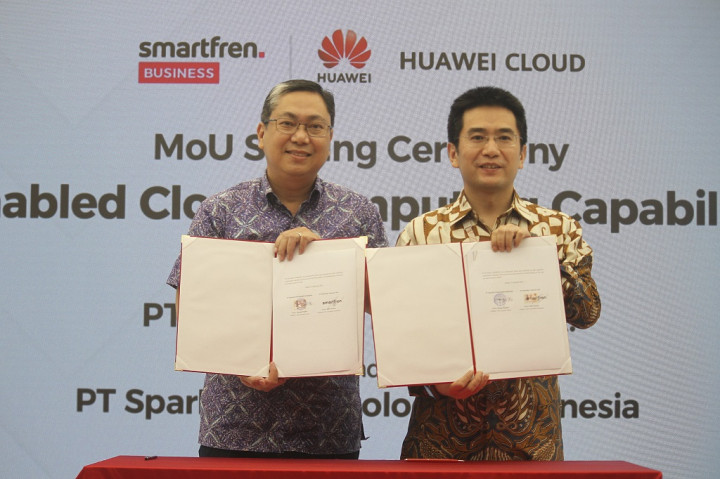 Smartfren Gandeng Huawei Cloud Percepat Pertumbuhan Digital