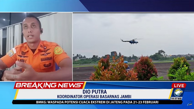 Enam Helikopter Dikerahkan untuk Evakuasi Rombongan Kapolda Jambi