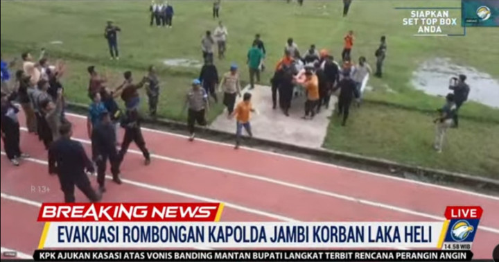 Kapolda Jambi Relakan Anak Buah Dievakuasi Terlebuh Dahulu