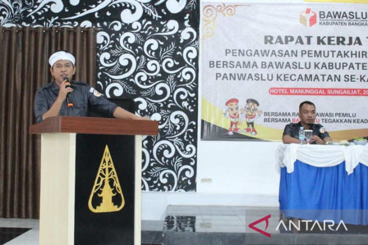 Bawaslu Bangka Perketat Pengawasan Pendataan Pemilih Pemilu 2024