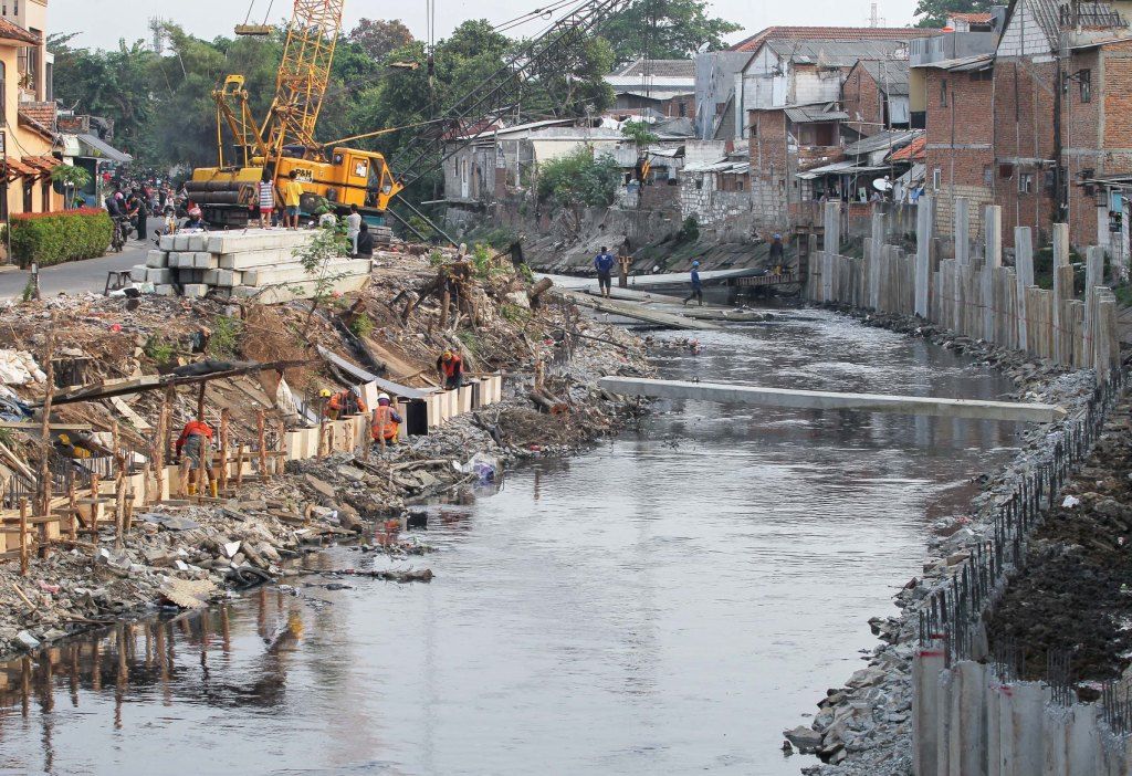 Pemprov DKI Sudah Bebaskan 66.515 Meter Persegi Lahan untuk Normalisasi Kali Ciliwung
