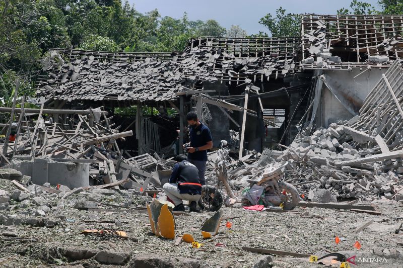 Ledakan Petasan di Blitar Berpusat di Dapur Rumah