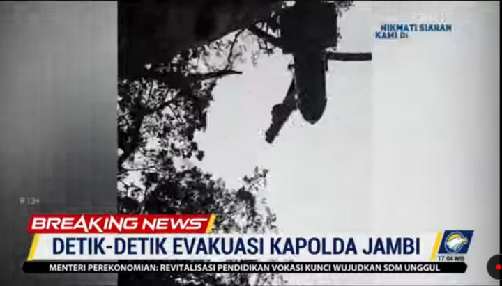 Jadi yang Terakhir Dievakuasi, Begini Kondisi Kapolda Jambi