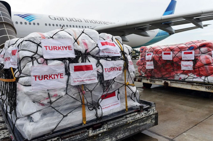 Bantuan Kemanusiaan Pemerintah Indonesia Tiba di Turki