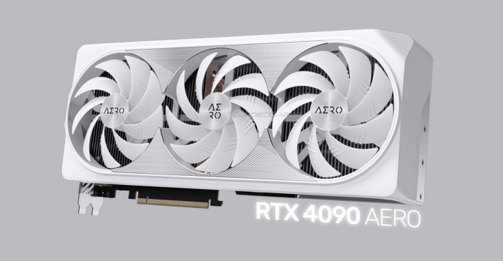 Gigabyte GeForce RTX 4090 Aero OC 24G Pasang Warna Putih