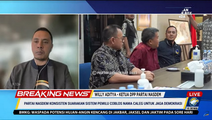 NasDem Nilai Pemilu Proporsional Tertutup Kembalikan Indonesia ke 'Zaman Kegelapan'