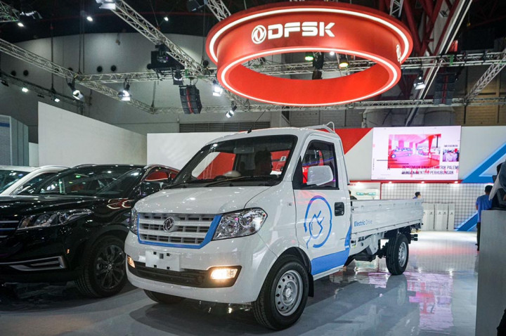 DFSK Riset Pikap Listrik, EC31 pikap Dipamerkan