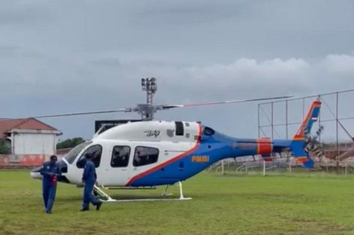 Helikopter Rombongan Kapolda Jatim Bukan Mendarat Darurat