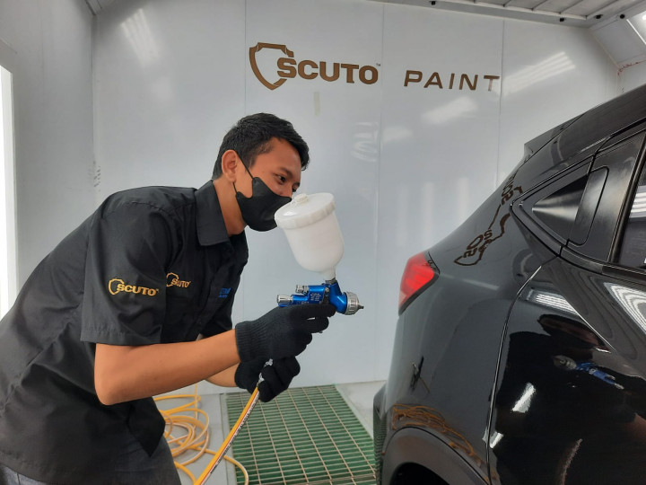 Scuto Paint Janjikan Baret Kecil Di Mobil Kelar 30 Menit