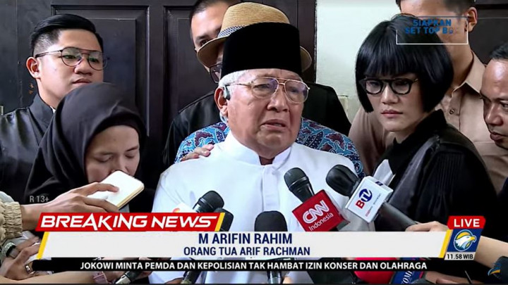 Ayah Arif Rachman Harap Putranya Bisa Kembali ke Institusi Polri