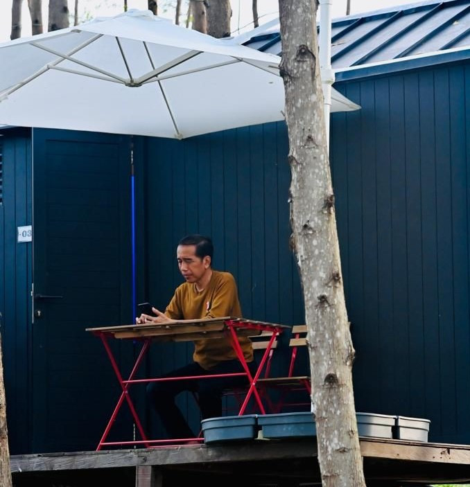 Presiden Bermalam di Kawasan Inti IKN