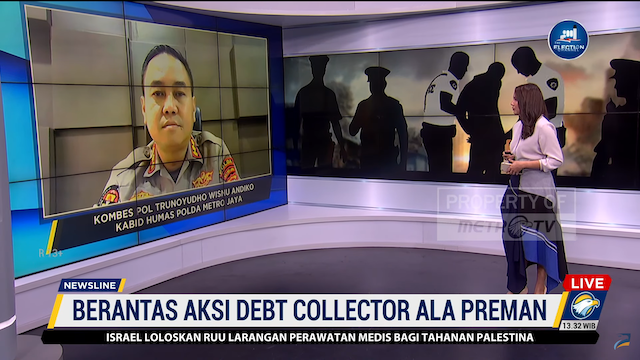 Polda Metro Jaya: Aksi Debt Collector ala Preman Tak Bisa Ditolerir