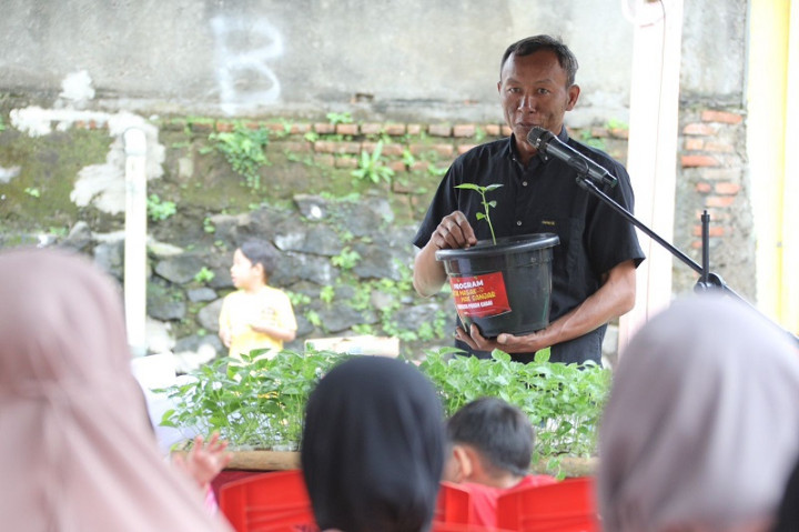 Jelang Puasa, Warga  Pagadengan Tanam Ratusan Pohon Cabai