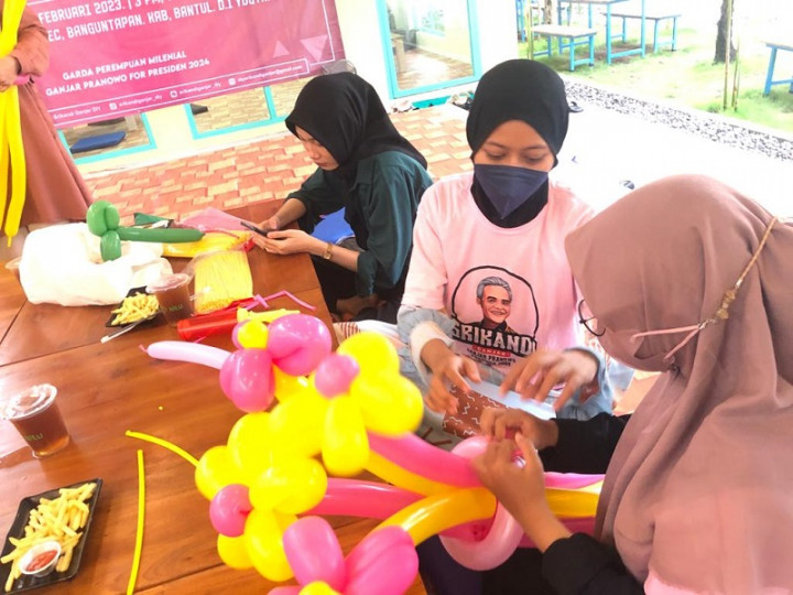 Pelatihan Buket Balon Jadi Ide Usaha Para Perempuan di Bantul
