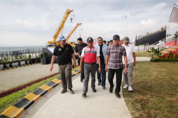 Menpora Amali Puji Keindahan Danau Toba, Venue F1 Powerboat 2023