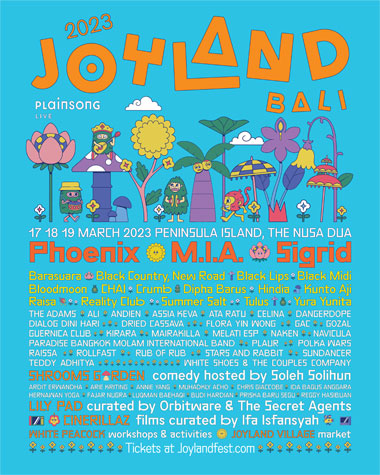 Joyland Festival Bali Umumkan Headliner Baru, M.I.A