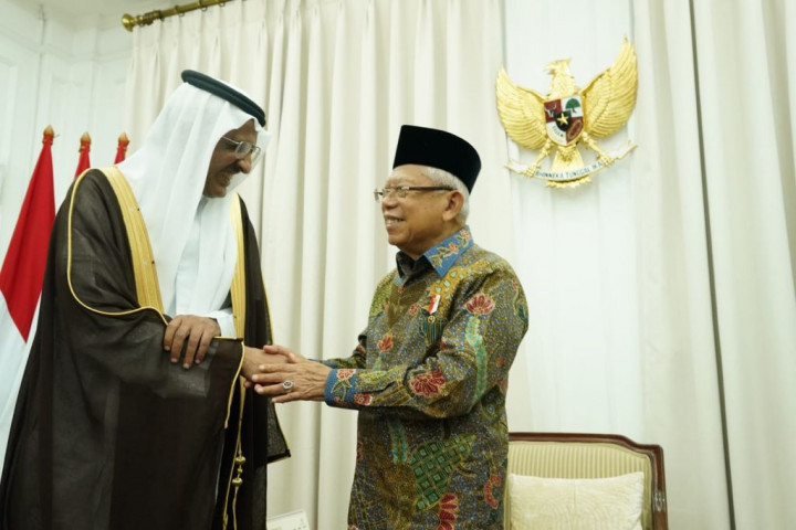 Temui Dubes Arab Saudi, Wapres Berharap Investasi Meningkat