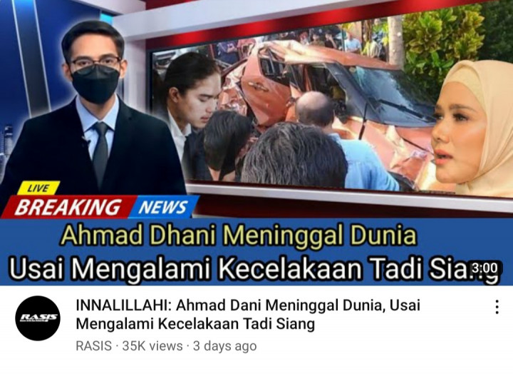[Cek Fakta] Ahmad Dhani Meninggal Akibat Kecelakaan? Cek Faktanya
