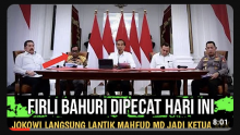 [Cek Fakta] Jokowi Tunjuk Mahfud MD Jadi Ketua KPK Gantikan Firli Bahuri? Cek Faktanya