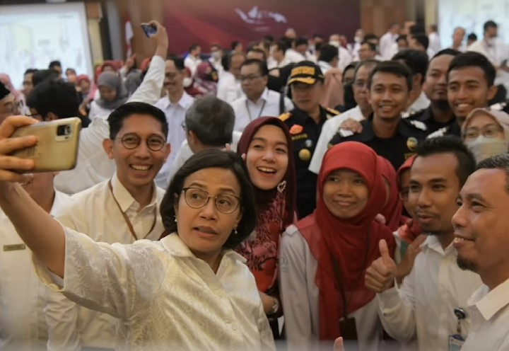 <i>Ssst</i>... Ini Pembicaraan Hati ke Hati Sri Mulyani dengan Pegawai DJP Kemenkeu