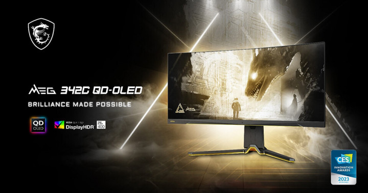 MSI MEG 342C QD-OLED Bawa Model Layar Lengkung dan Panel OLED