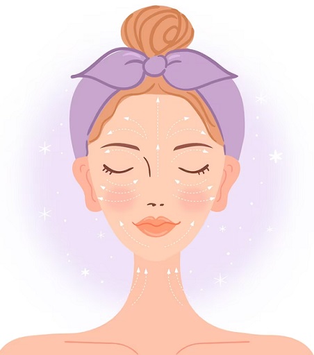 Pijat wajah. (Foto: Ilustrasi. Dok. Freepik.com)
