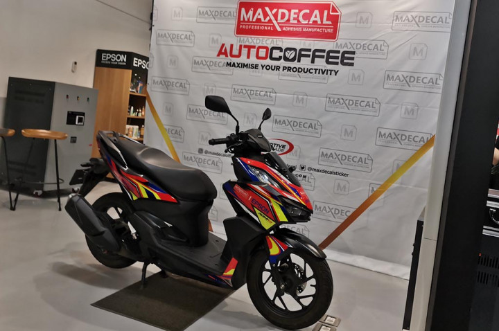 Mau Pasang Stiker Printing Di Motor, Mulai Dari Rp1 Jutaan