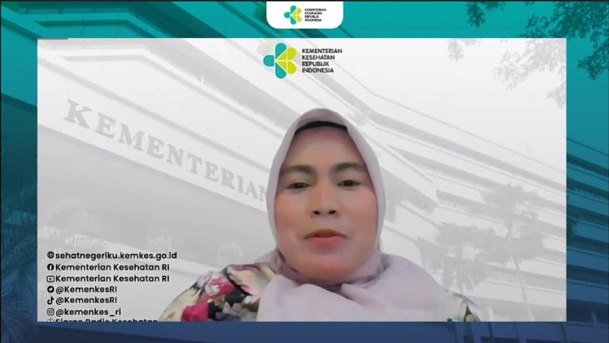 dr. Eva Susanti, S.Kp., M.Kes., dalam konferensi pers daring, Rabu, 1 Maret 2023. (Foto: SS Aulia/Medcom)