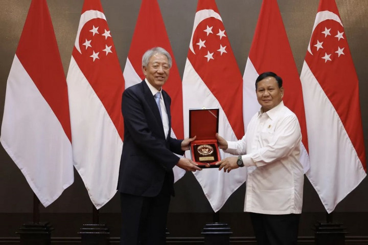 Prabowo Terima Menko Keamanan Nasional Singapura