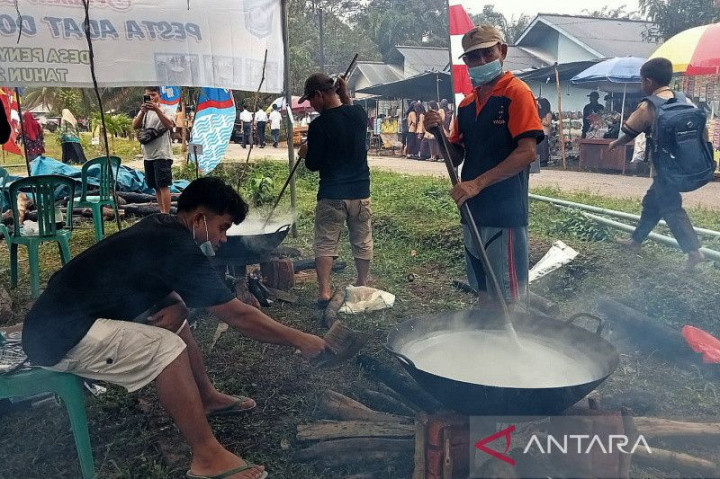 Masyarakat Bangka Barat Gelar Tradisi Dodol Bergema Sambut Ramadan