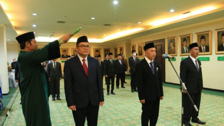 Lantik 3 Rektor PTKIN, Menag Ingatkan Soal World Class University