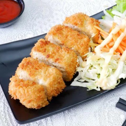 Ikuti resep tahu dengan isian bayam dibuat dengan cara membuat katsu, pasti enak. Yuk, dicoba! (Foto: Dok. Endeus TV)
