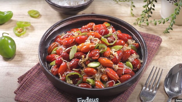 Tumis Kulit Melinjo, Murah Meriah Nikmat Berpadu dengan Nasi Panas