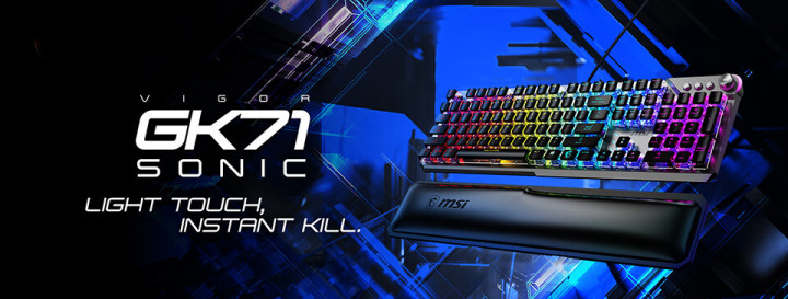 MSI Pamer Keyboard Gaming Anti-Ghosting Vigor GK71 Sonic