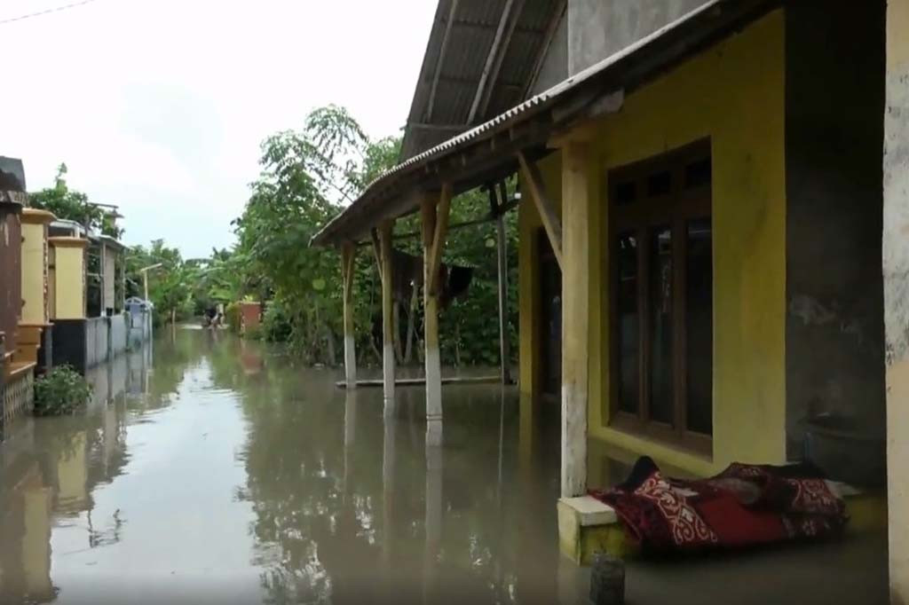 Ribuan Rumah dan Ratusan Ha Tanaman Bawang Merah di Brebes Kebanjiran