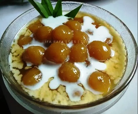  Bubur candil ubi kuning atau biasa disebut Kolak Ubi. (Foto: Dok Cookpad)