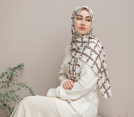 Tutorial Hijab Bahan Satin yang Praktis dan Elegan