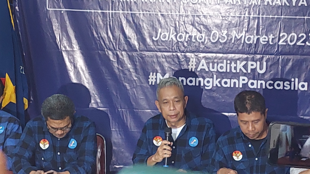 Ketua Umum (Ketum) Partai Rakyat Adil Makmur (Prima) Agus Jabo Priyono/Medcom.id/Kautsar