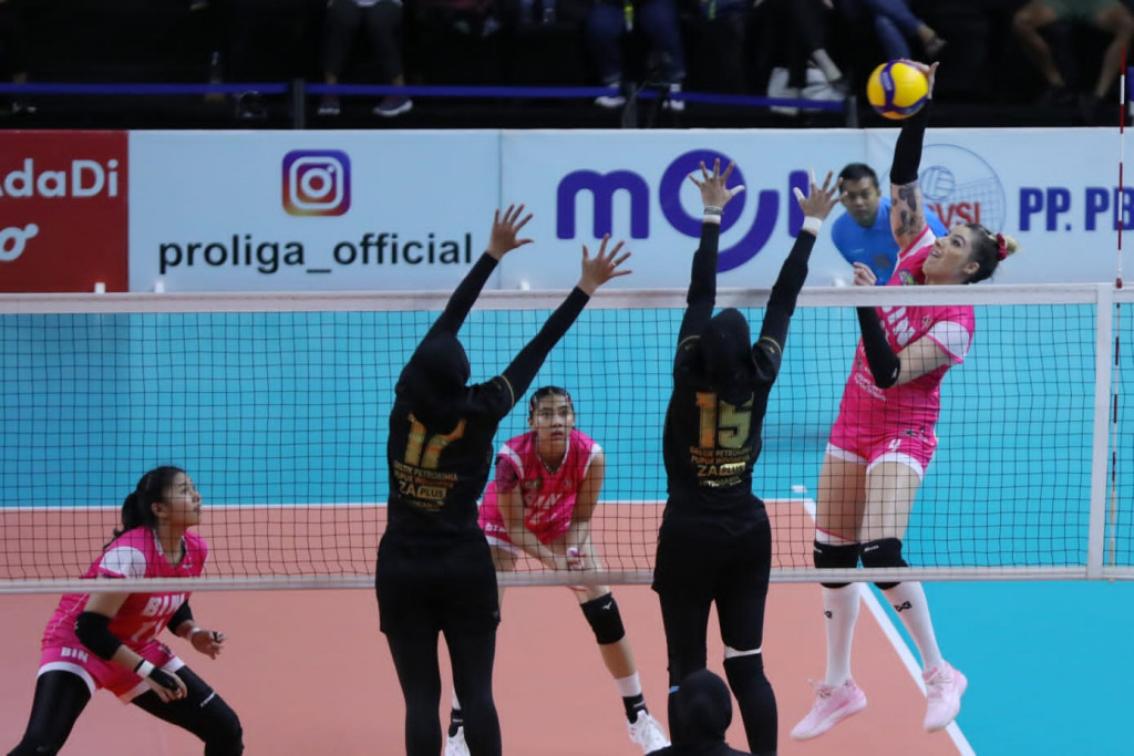 Suasana laga Jakarta BIN vs Gresik Petrokimia Pupuk Indonesia. (Foto: Istimewa)