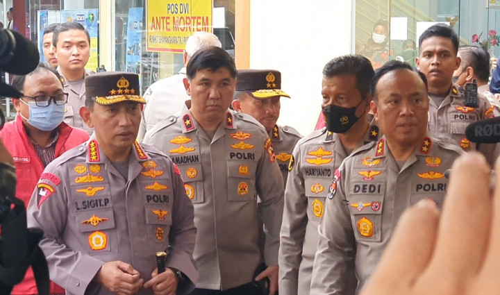 Kunjungi RS Polri, Kapolri Cek Identifikasi Korban Kebakaran Depo Pertamina