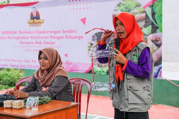Warga Kabupaten Bogor Diajak Relawan Ganjar Jaga Ketahanan Pangan