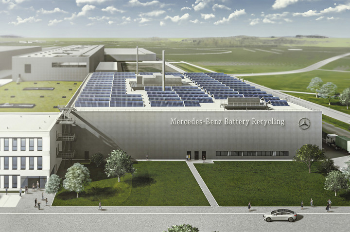 Mercedes-Benz Bangun Pabrik Daur Ulang Baterai