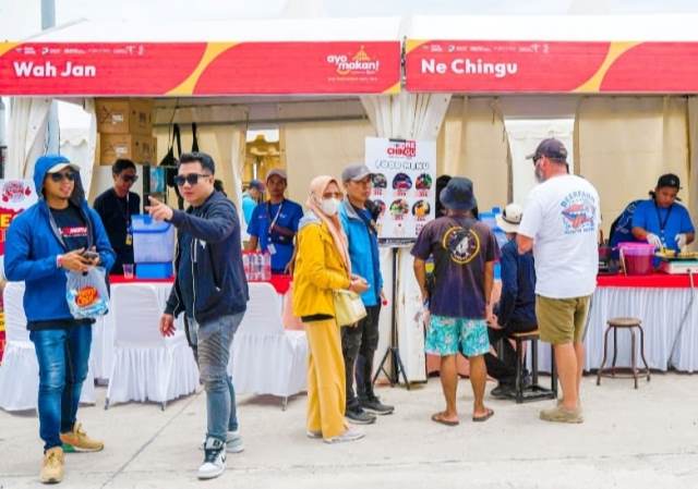 Ayomakan Ajak Pengunjung WSBK Mandalika 2023 Cicipi Beragam Kuliner Nusantara