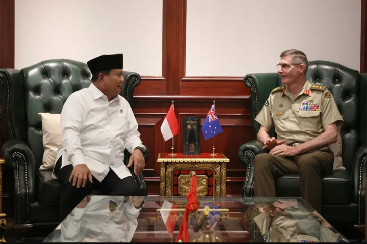 Prabowo Terima Kunjungan Panglima Angkatan Bersenjata Australia