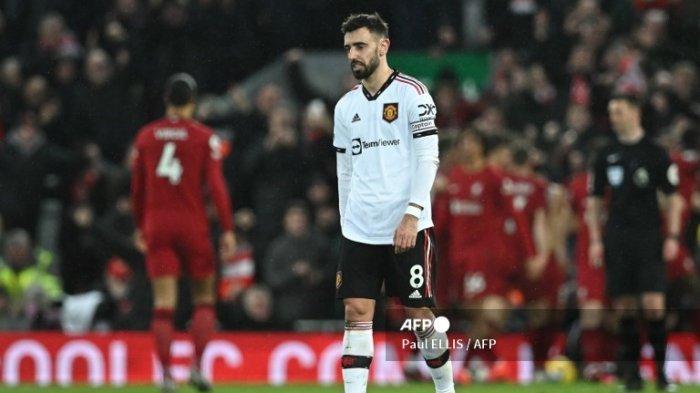 Usai Dibantai Liverpool 7-0, Bruno Fernandes Dianggap Tak Layak Jadi Kapten MU